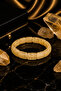 Men's Yellow Rutil Quartz Natural Stone Bracelet Flexible Design Stone Bracelet - 4
