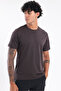 Modal Interlock Fabric Minimal Logo Crew Neck Men's Sports T-Shirt - 4