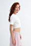 Corset Detailed T-Shirt P261042 - 4