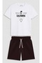 Boys California Printed T-Shirt and Shorts Set - 2