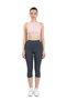 Nova Anthracite Pocketed Capri High Waist Sports Leggings - 3