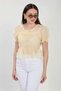 Women's Watermelon Sleeve Gipeli Blouse - Yellow