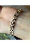 Leaf Detailed Steel Bracelet - 2