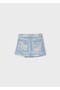 3902 Girl's Denim Shorts Skirt - 6