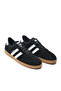 Rimini Black Suede Leather Men's Sneaker Shoes with Rubber Sole and Calf Lining