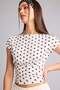 Fitted Crew Neck Short Sleeve White T-Shirt I2032Ax26Sp - 3