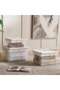 Building Blocks Storage Box with Tray Compartment 50.5x37x29.3 cm-White - 5