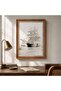 Galleon Ship Canvas Printed Framed Wall Art 61x81cm - Natural