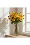 Cone Flower Artificial Stem 22.86x22.86x73.66cm- Yellow - 4