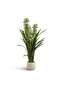 Cymbidium Orchid Artificial Tree With Flowers H110cm - Green - 4