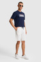 Men's Ecru Knitted Shorts 50322605-Vr019 - 3