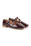Women's Babet Shiny Patent Leather Double Buckle Mary Jane Stylish Comfortable Tpu Sole L081.25501 - 3