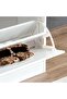 Jardin Shoe Rack 16 Pairs With 4 Door - White - 4