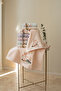 Feris - 70% Bamboo / 30% Cotton Embroidered Hand Towels - Set of 6 50X90