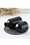 Black Ceramic Vase Set - 3 Small Flower Vases for Decor, Modern Home Decor, Living Room, Table Shelf, Centerpieces Decoration - 3