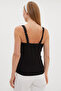Lace Detailed Strappy Blouse - 8