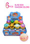 6PCS Mini Dumpling Squishy Dumpling Stress Ball Steamed Stuffed Bun Stress Relief Squeezing Bun Toys For Halloween Project Tricking People Kid Playing( Random colors）
