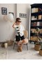 Girls' 100% Cotton Shorts with Stone Detail 2-Piece Set