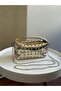 Stylish Mini Size Women's Hand and Shoulder Bag with Trok Detail and Chain Strap - 2