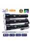 KF-1087 LED Rechargeable Flashlight 3-in-1 Long Range Torch