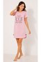 Women's Printed Short Sleeve Nightgown Comfortable Fit Daily Home Dress - 2