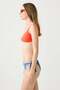 Seamless Bralet Cut Bikini Top 2609 Orange - 3