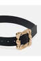 Women Black Dress Belt - 2
