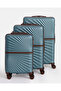 Teal ABS Hard Trolley Luggage 28 Inch - 7