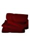 4-Piece Bath Towels, 100% Combed Cotton 550 GSM, Quick Dry, Burgundy 70x140cm - 7