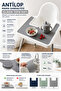 Navy Blue Antilop Compatible Non-Slip Silicone High Chair Tray Mat - Bpa-Free Hygienic Blw Dining Mat - 7