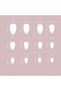 24Pcs Medium Almond Acrylic Nail Sticker Pink Glossy Artificial Nails Full Cover Gel Beige Beautiful Glossy Nail Sticker Nail Art Kit for Women - 5