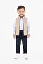 Brown Inflatable Vest, Shirt and Pants 3-Piece Set for Boys 24522