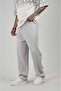 Baggy Fit Bottom Sweatpants with Elastic Waist and Pockets - 3