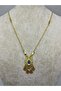 26_22Ks01 - Şehrazat Gold Plated Necklace