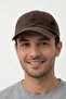 Unisex Dark Brown Washed Denim Outdoor Baseball Cap |   Adjustable Sports Cap - 4