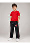 Turkey National Team Themed Unisex Kids' Sweatpants 100% Cotton Compact Fabric with Pockets Adjustable Waist