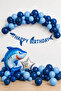 Boy's Birthday Set Shark Birthday Set with 76 cm Foil Balloons
