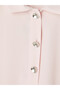 Özmarka New Season Pink Oversize Women's Shirt Tunic - 5