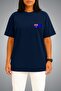 Oversize Heard Island and Mcdonald Islands Flag Pocket Printed Unisex T-Shirt - 2
