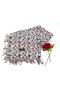 قماش قطني مطرز بالخرز 06578-41 - 2