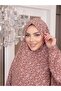 Women's Prayer Gown - Two-Piece Flower-Patterned Seasonal Sweat-Proof Jersey Fabric - Comfortable Fit - 2