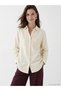 Linen Blend Women's Shirt Tunic (S6)