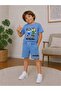 Boy's Game Character Printed Shorts Set Summer Two-Piece Set - 2
