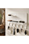 Modern Keychain Organizer Rack |   Wall Mounted Key Hanger |   Entrance Hall Organizer |   25X17X7 cm