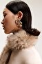Organic-shaped earrings