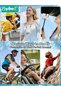 Portable Clip-On Fan, Handheld Fan with Semi-Cooling Plate＆LED Display, USB Rechargeable Personal Fans, Cooling Fan for Outdoor Work, Camping, Car, Stroller, Bicycle, 360° Rotat - 7