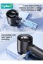 Portable Handheld Turbo Fan, USB Rechargeable Personal Fans, Mini Pocket Fans with LED Display＆Phone Stand, Small Personal Fan for Travel, Outdoor, Camping, Beach, Makeup - 7