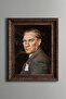 Mustafa Kemal Atatürk - Vintage Patterned Painting - Thick Model