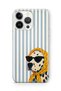 iPhone 14 Pro Max Compatible Transparent Phone Case with Dalmatian Dog Pattern