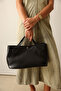 Bag 2631 - Soft Formed Shoulder Bag Black Women's Bag - 7